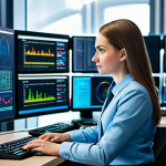 **

"A professional cybersecurity analyst, fully clothed in modest office attire, working at a computer in a brightly lit, modern cybersecurity operations center. Multiple screens display network traffic data. Safe for work, appropriate content, perfect anatomy, natural proportions, professional, family-friendly."

**